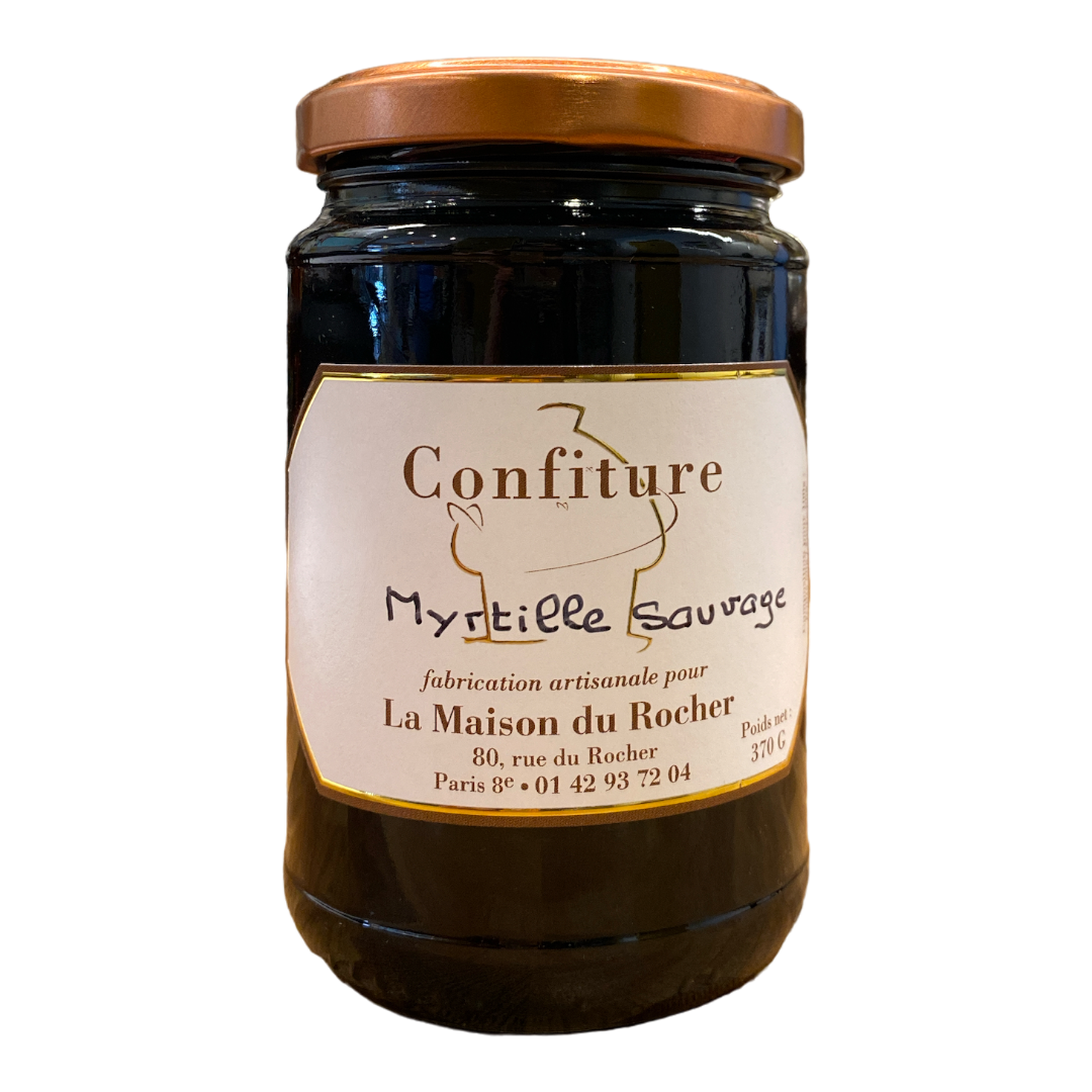 Confiture de myrtille sauvage