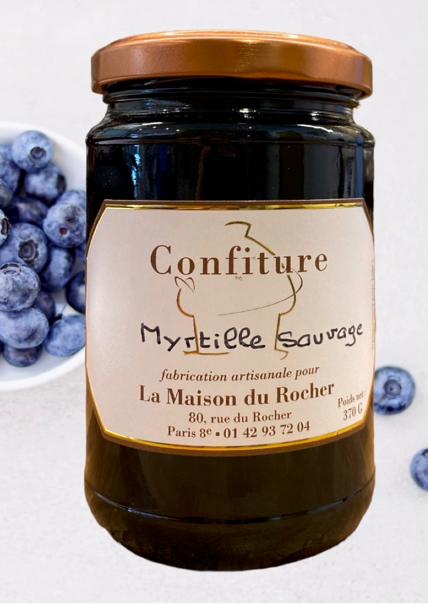 Confiture de myrtille sauvage