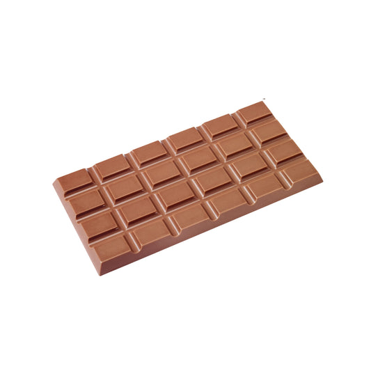 Tablette de chocolat au lait croustillante praliné