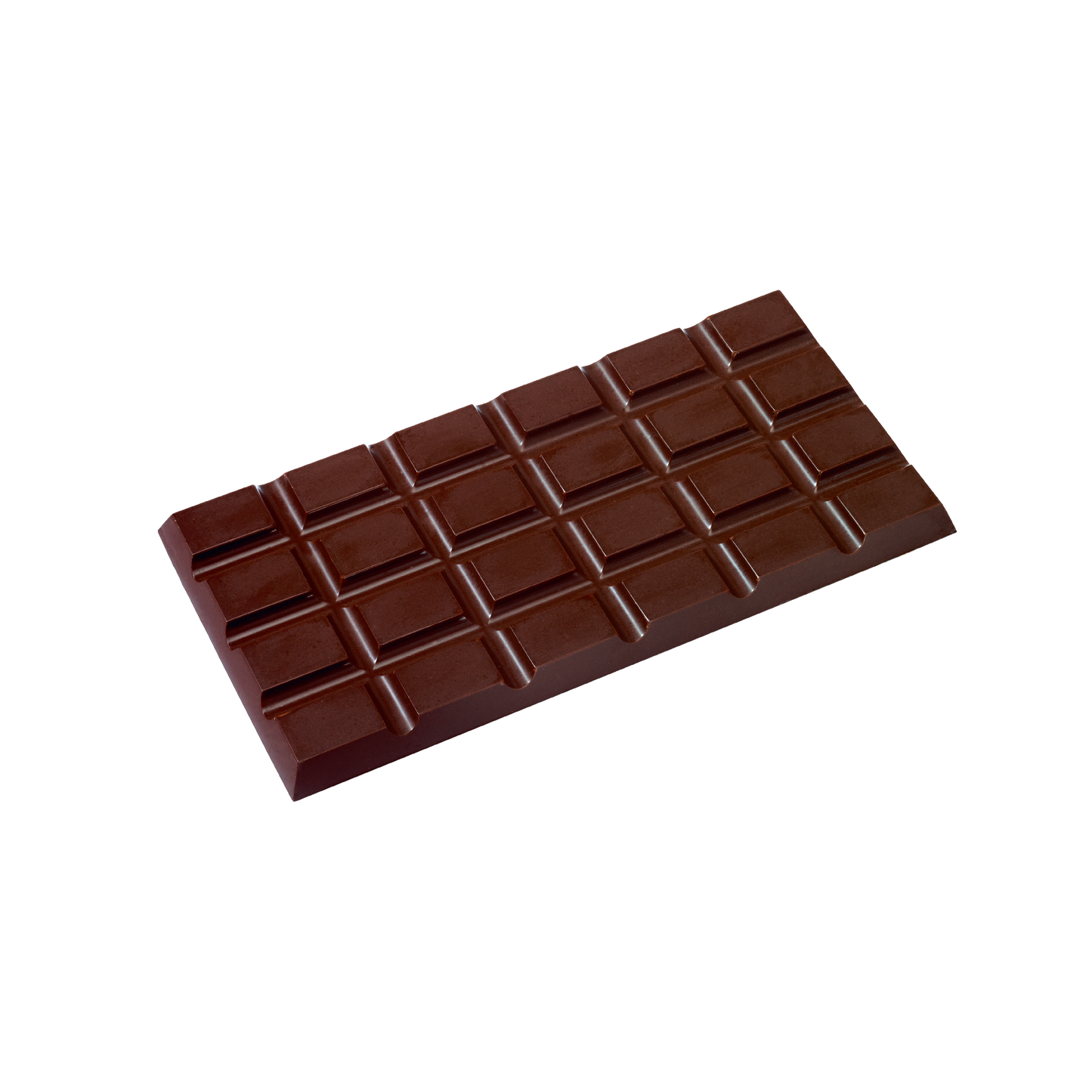 Tablette de chocolat noir 70% croustillante praliné